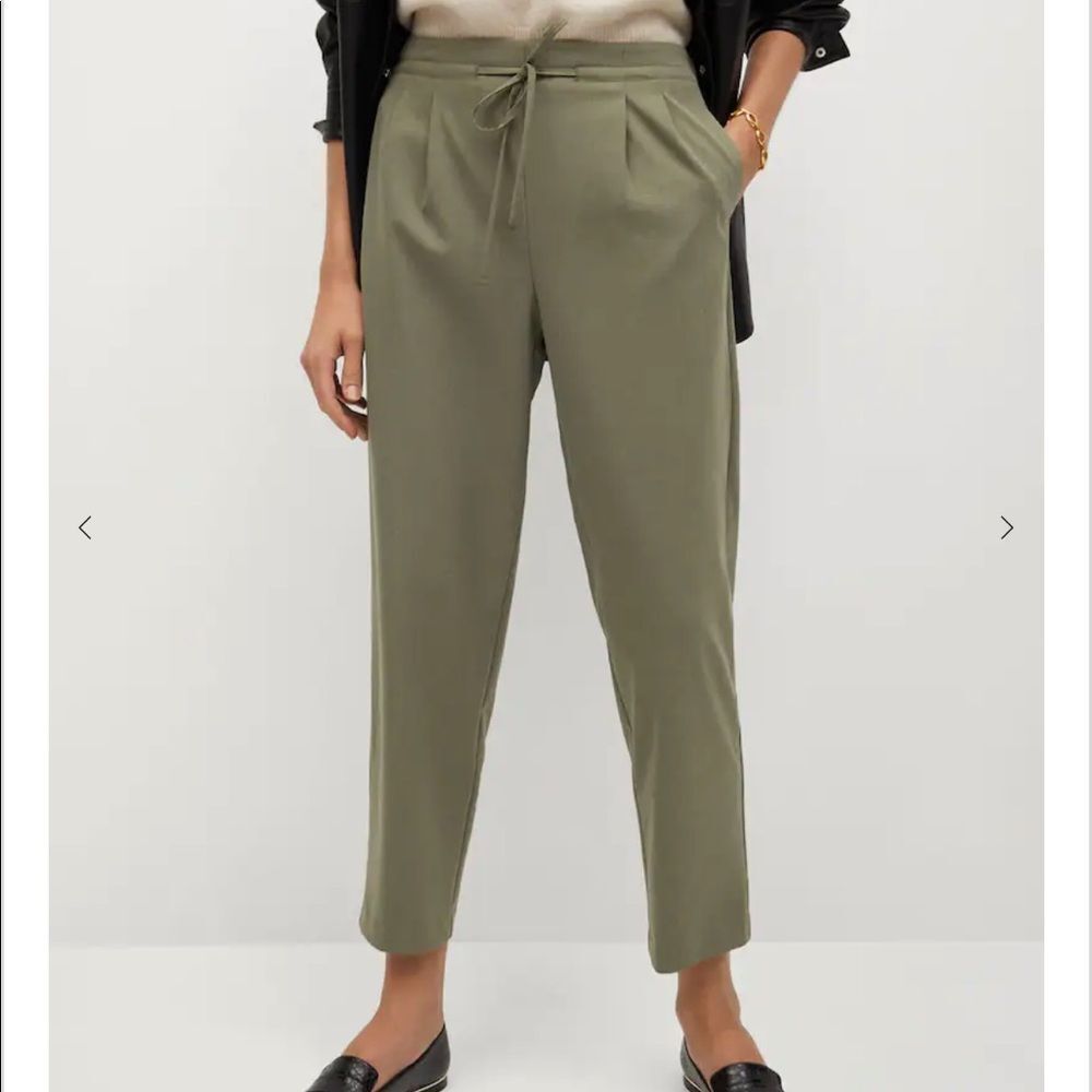 MNG Elastic waist pants
